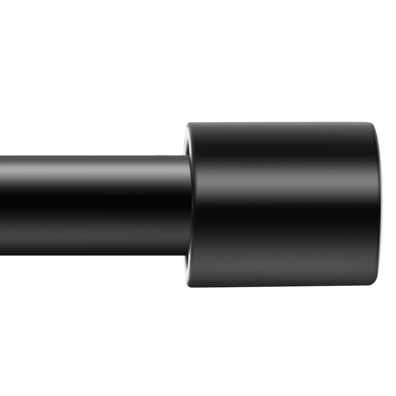 Extra Long Curtain Rods for Windows 240 Inches, Adjustable Black Curtain Rod …