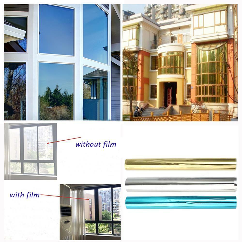 Window Tinting Reflective One Way Mirror Film Solar Anti UV Heat For Home Office
