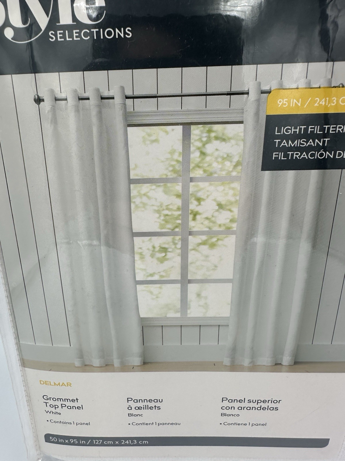 Style Selection | Delmar | Light Filtering | 50x95in | #2443384