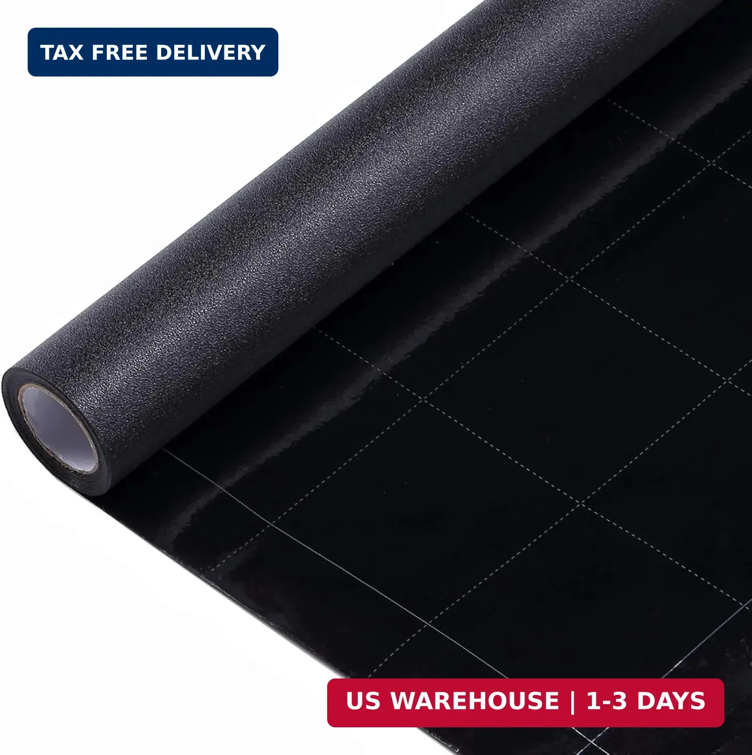 VELIMAX Static Cling Total Blackout Window Film Privacy Room Darkening Window Ti