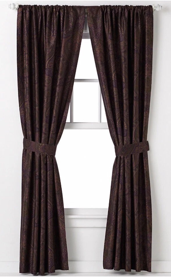 CHAPS Preston Paisley 4pc 84 x 84 Drapery Panel Set