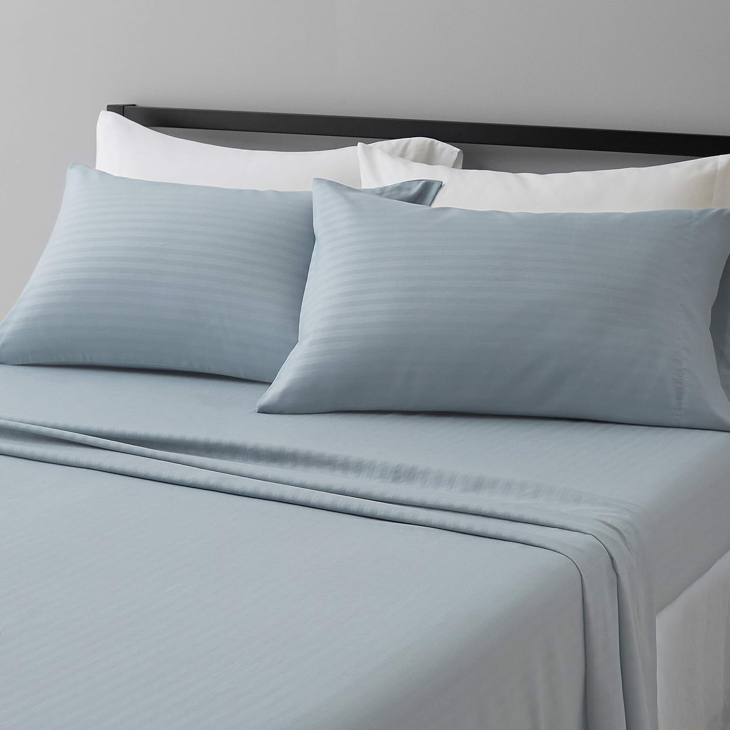 Deluxe Breathable Wrinkle Resistant Brushed Microfiber Polyester Bed Sheets, 4-P