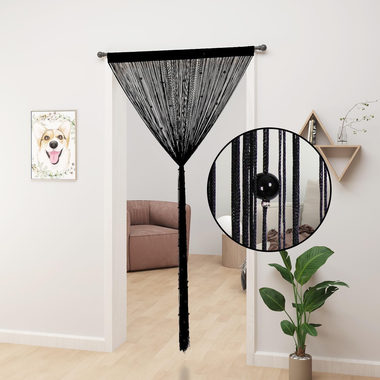 Romantic Crystals Door Beads – Interior Hanging Decoration