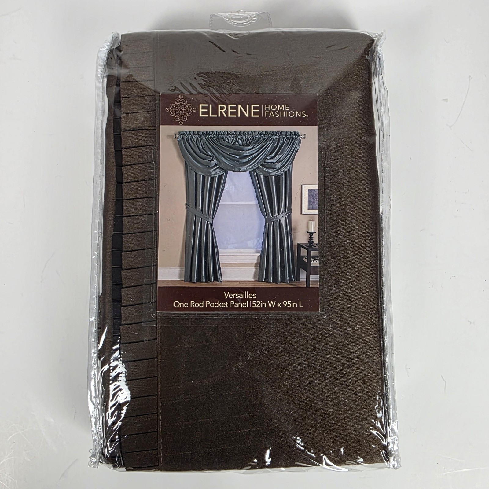 Elrene Home Fashions Versailles Curtain Panel 52×95 Window Treatment New Drapery