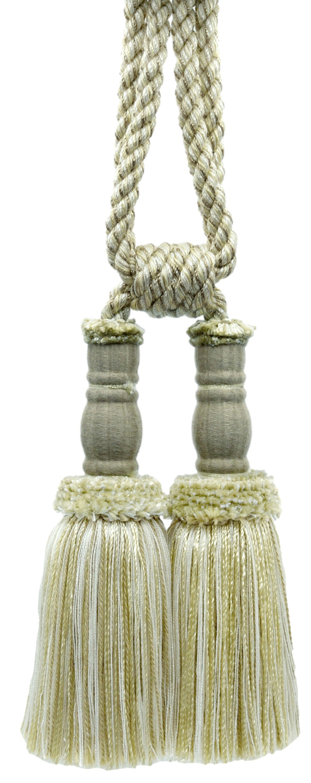 DECOPRO Tassel Tieback, Color# P58 – White Sands Ivory [Sold Individually]