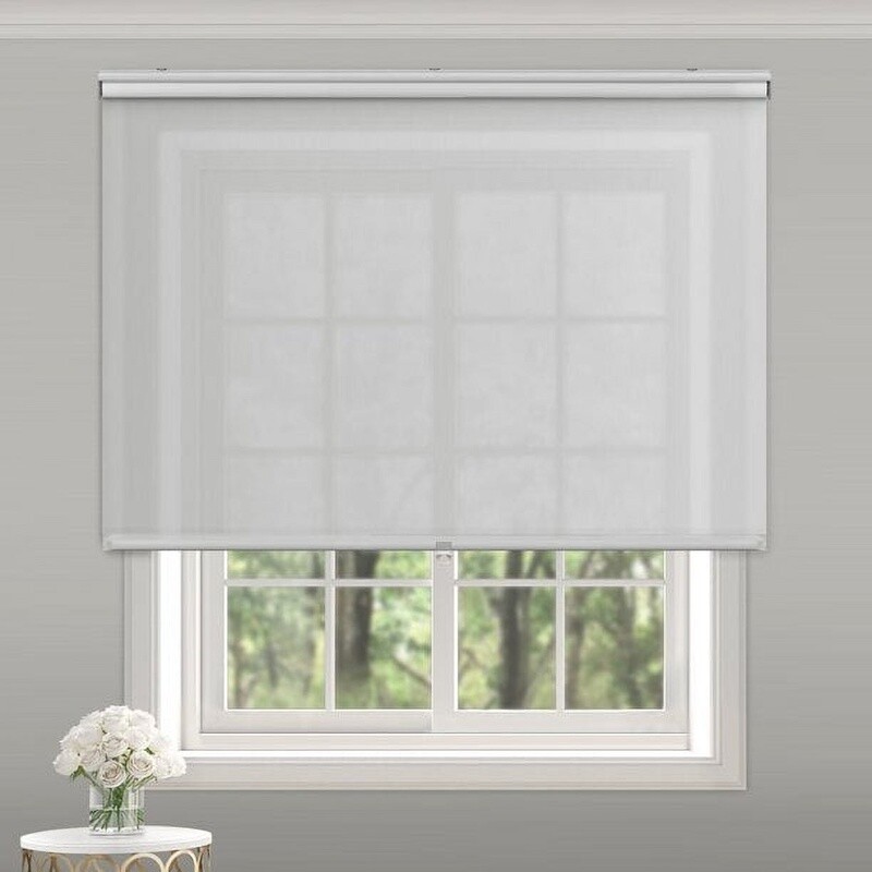 Cordless Light Filtering Roller Shade Slow Release Window Treatment 47×72 Inches