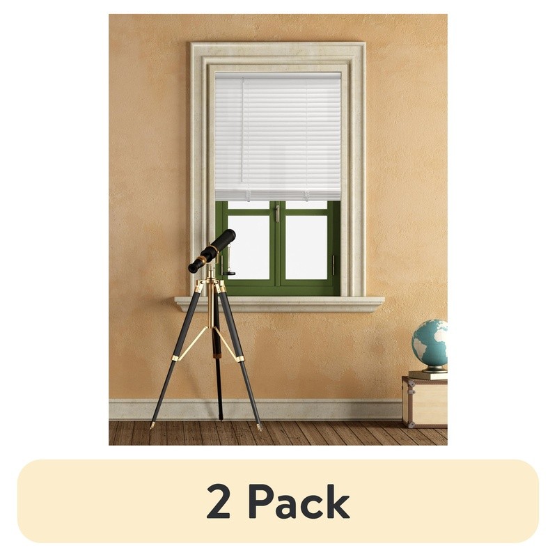 Cordless Vinyl Light Filtering Blinds 1 Inch Slats Window Privacy Treatment New