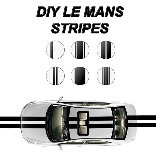 Vinyl Wrap, Cars Vinyl Film Tapes Kit for Blackout 6in x 30ft Gloss Black