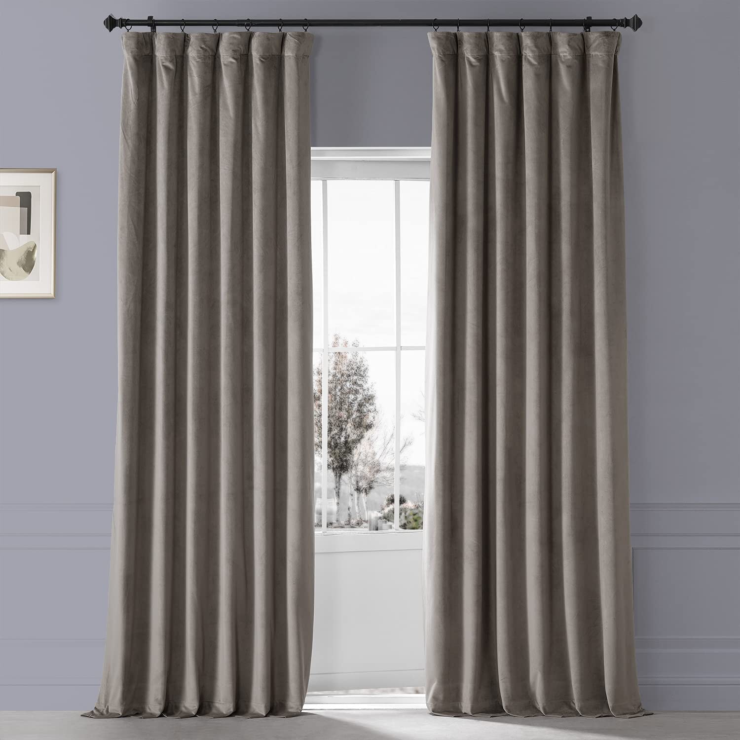 Hpd Half Price Drapes Hpd Half Drapes Signature Plush Velvet Blackout Curtains