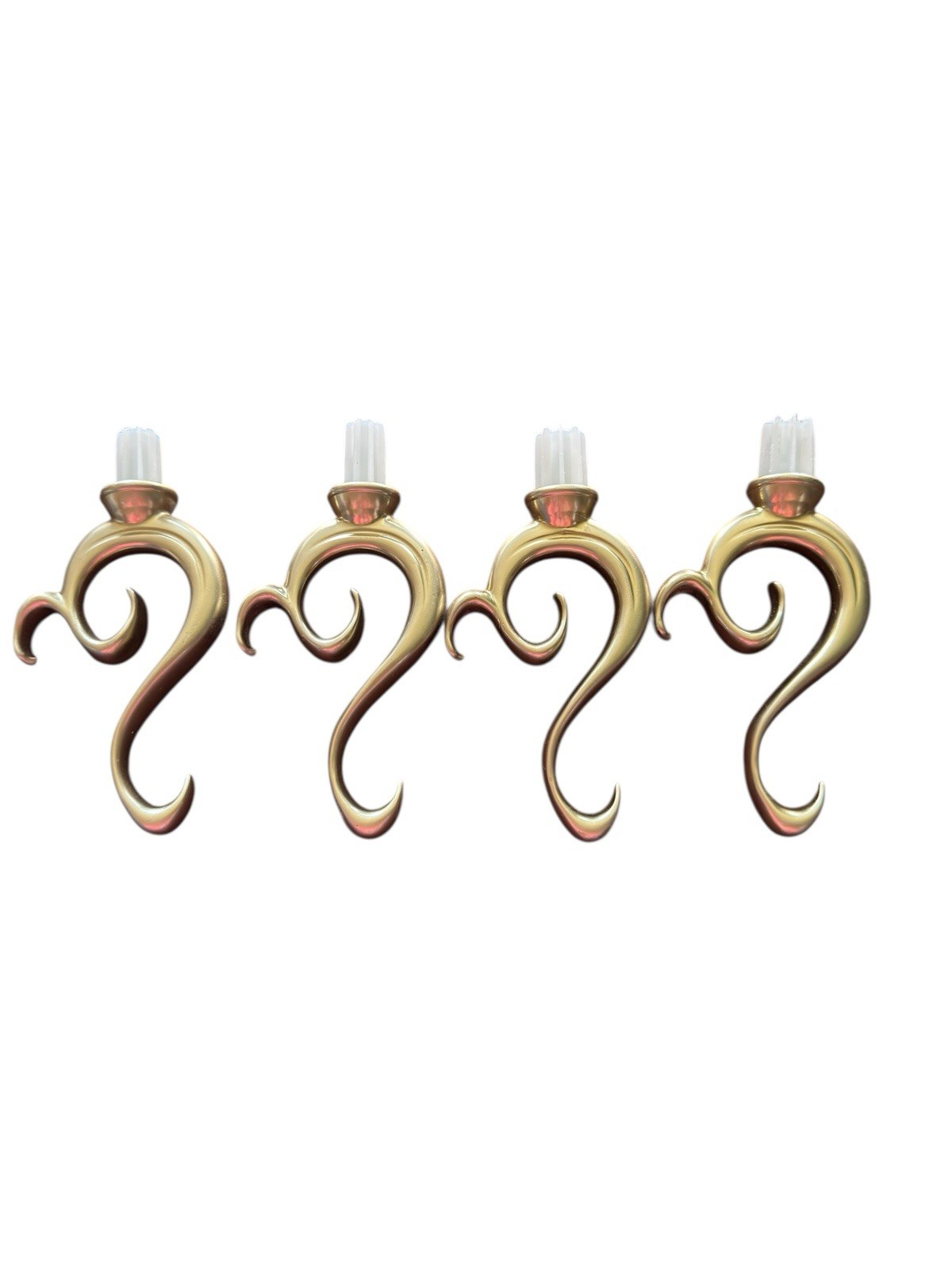 Vintage New Hooks Or Curtain Gold Tie Back Wall Mounted Hook (4)