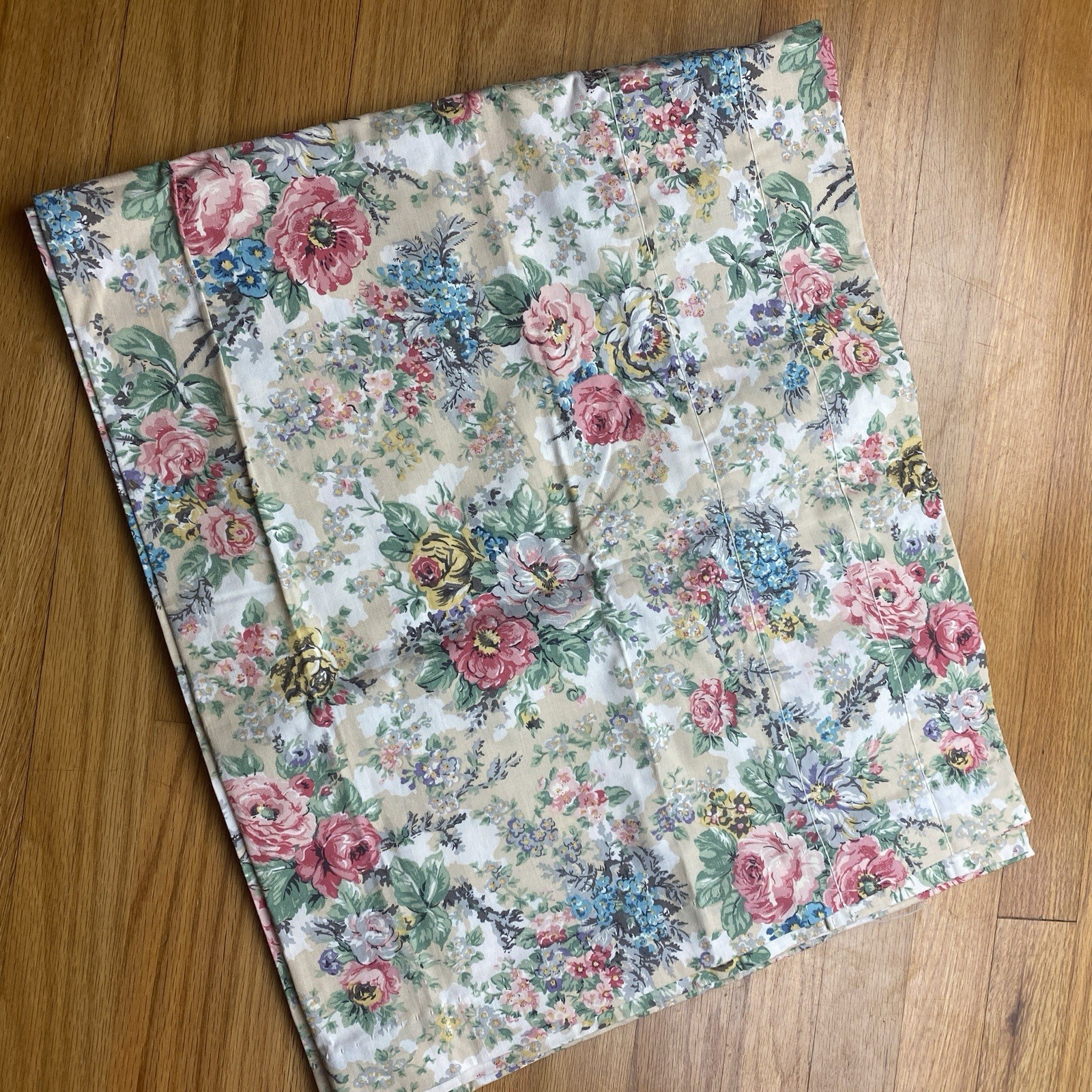BRITTANY by Ralph Lauren STRAIGHT VALANCE-100% COTTON Floral 82”x17”