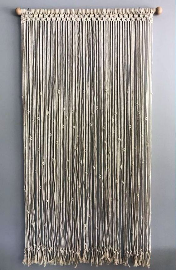 Macramé Hanging, Bohemian Décor, Wall Hanging, Wall Décor, Macramé Curtain
