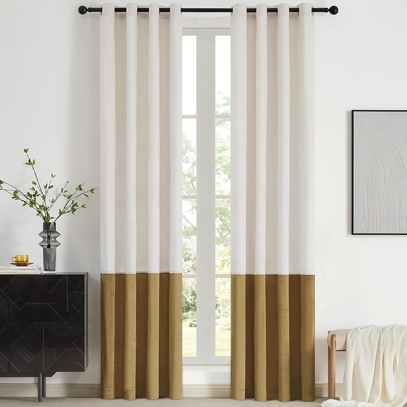 Luxury Velvet Blackout Curtains Soft Touch Home Decor Livingroom Indoor New