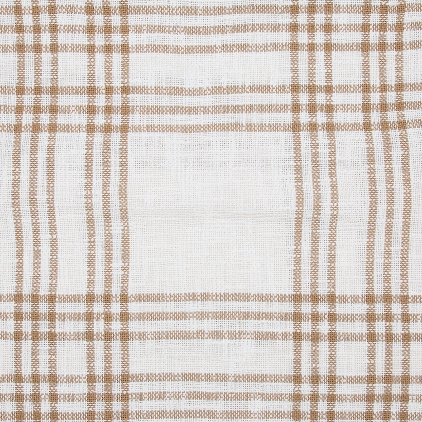 Wheat Plaid TIER SET 24″ Long Country Cottage Farmhouse Cafe Curtains Golden Tan