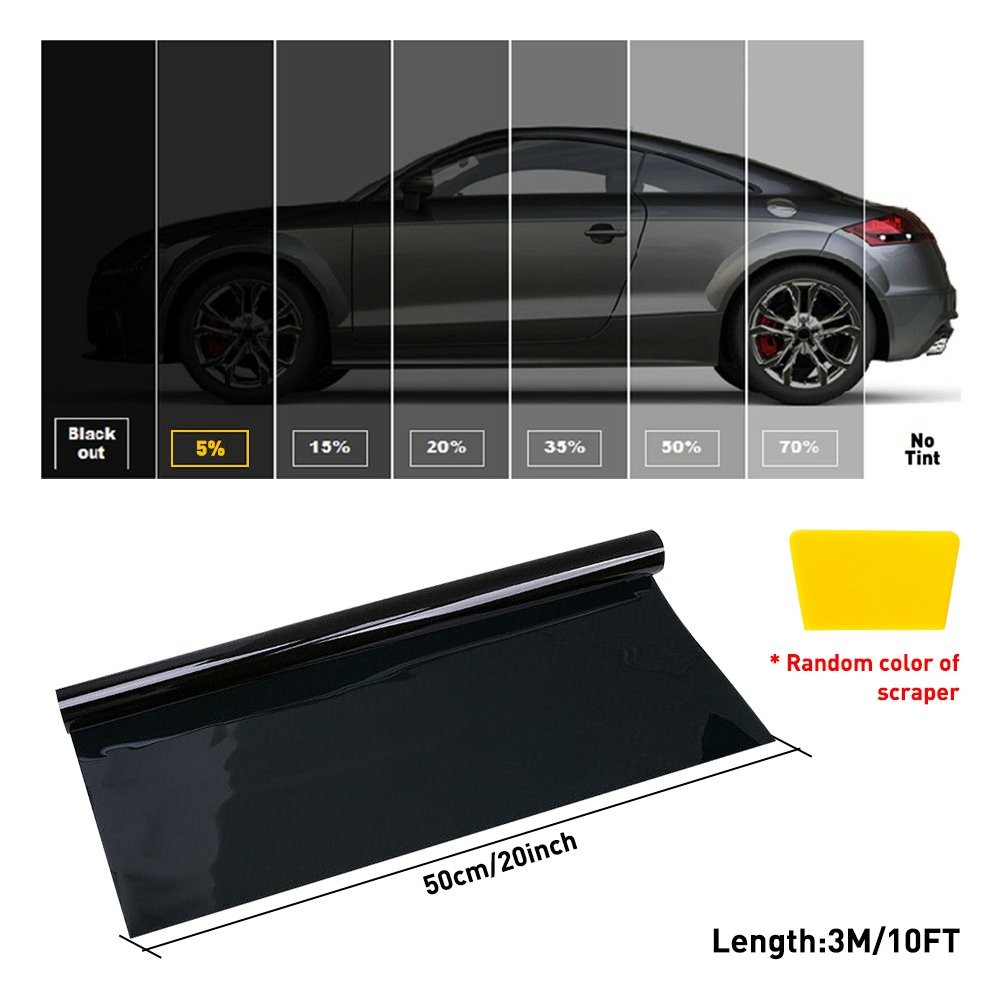 Nano Ceramic Window Tint Film Roll 5% 20% 35% VLT for Home Office Car Truck