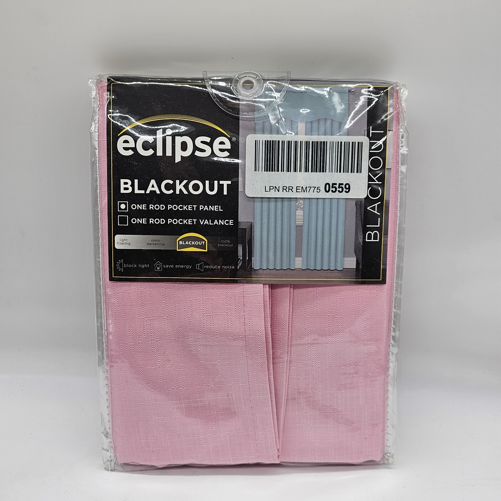 Eclipse Kendall Blackout Energy-Efficient Curtain Panel 42″ x 54″ Bouquet (pink)