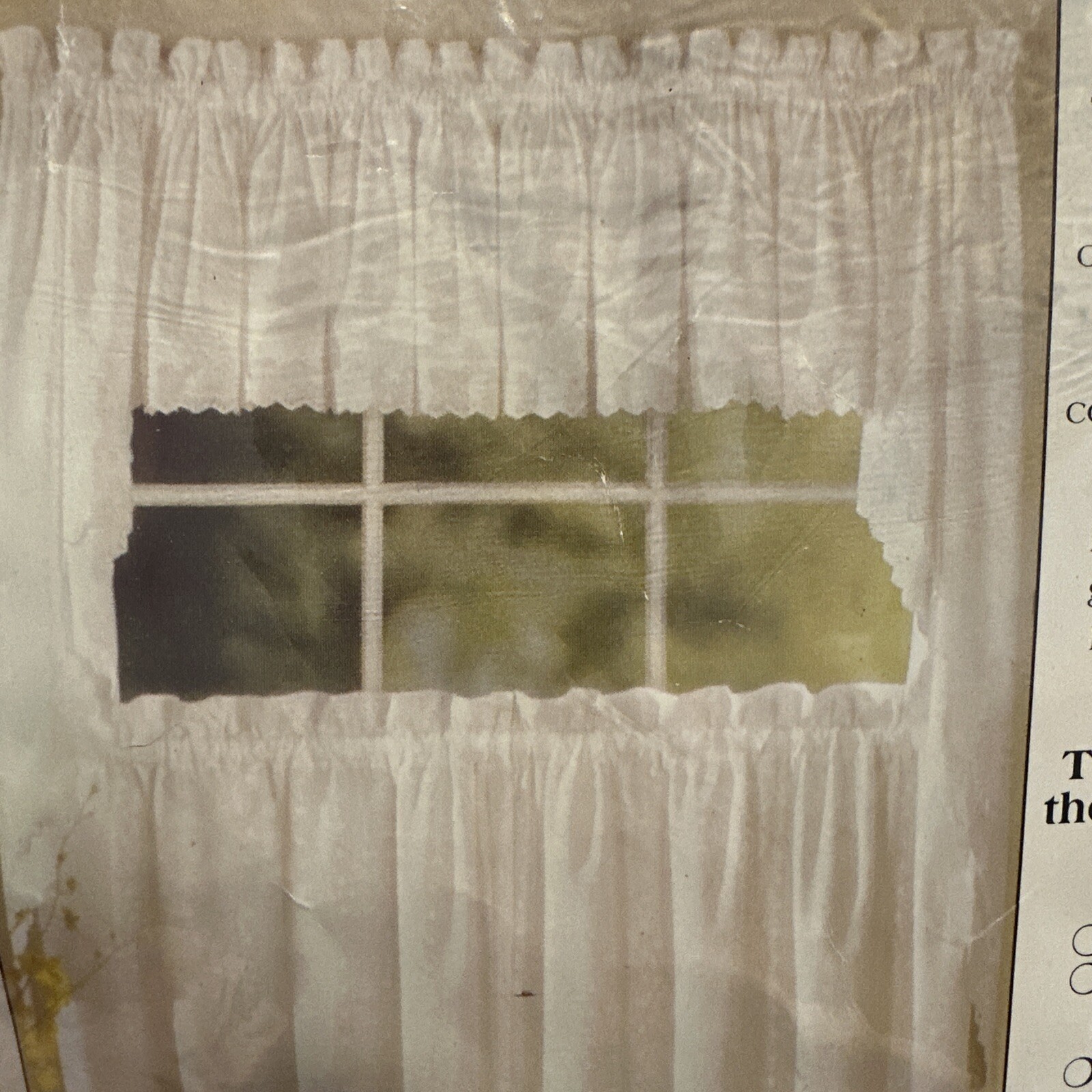 Swag curtains by Lorraine home fashions 60” x 38”