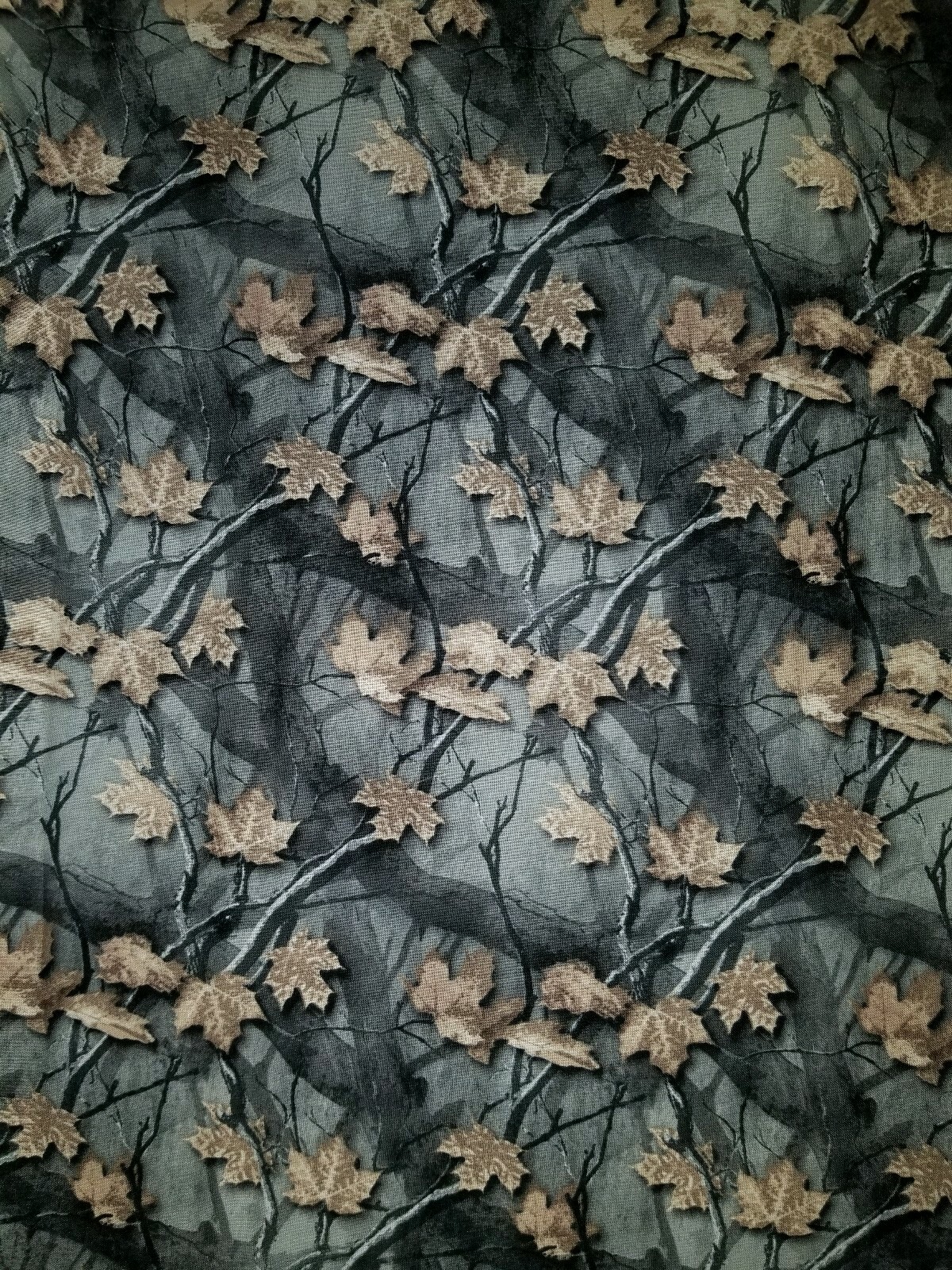 LINED WINDOW VALANCE CURTAIN 42X12 BRANCH FALL TREE AUTUMN CAMOUFLAGE HUNT