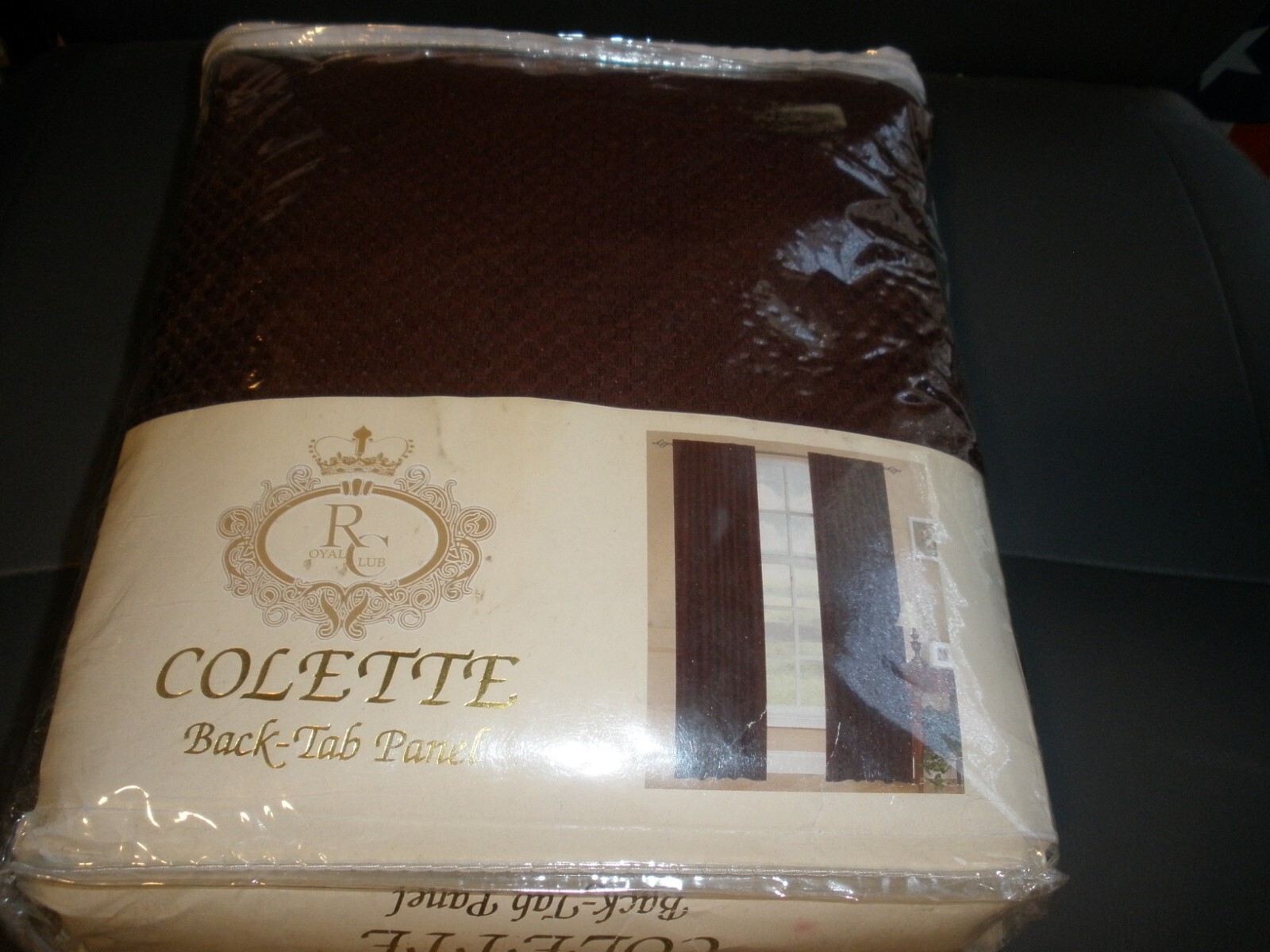NEW Colette Back Tab 1 (ONE) Panel Burgundy 56″ x 84″ (SU62)