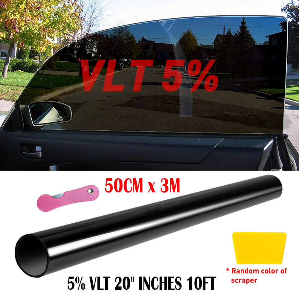 Uncut Window Roll Tint Film 5% – 70% VLT In FT Feet Car Office Commercial EXV