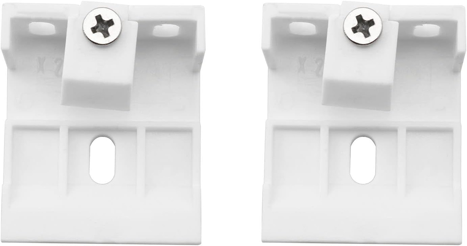 2Pcs Mount Bracket Holder for Pleated and Cellular Shades Headrail Support Brack