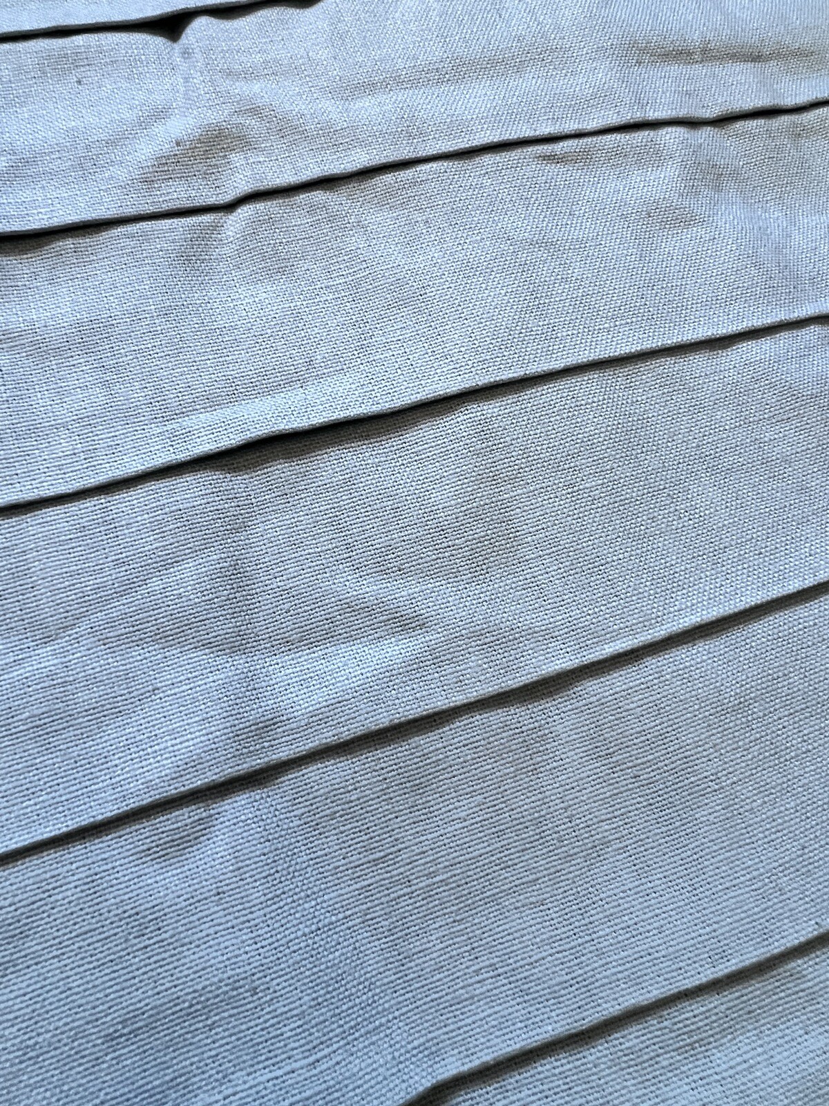 Pleat-Top Curtain Panels, Set of 2, Cotton, Light Sage Green, 44″x86″