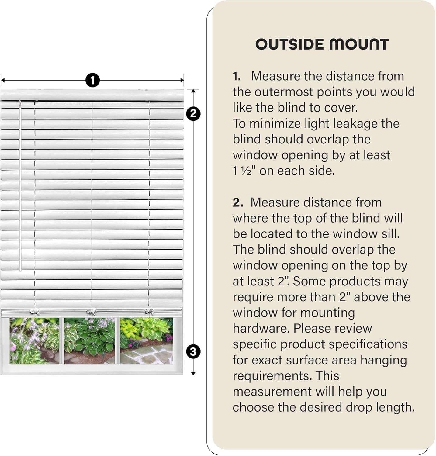 Privacy-Enhancing Cordless Vinyl Blinds – 35″W x 64″H – For Safe Indoor Ambiance