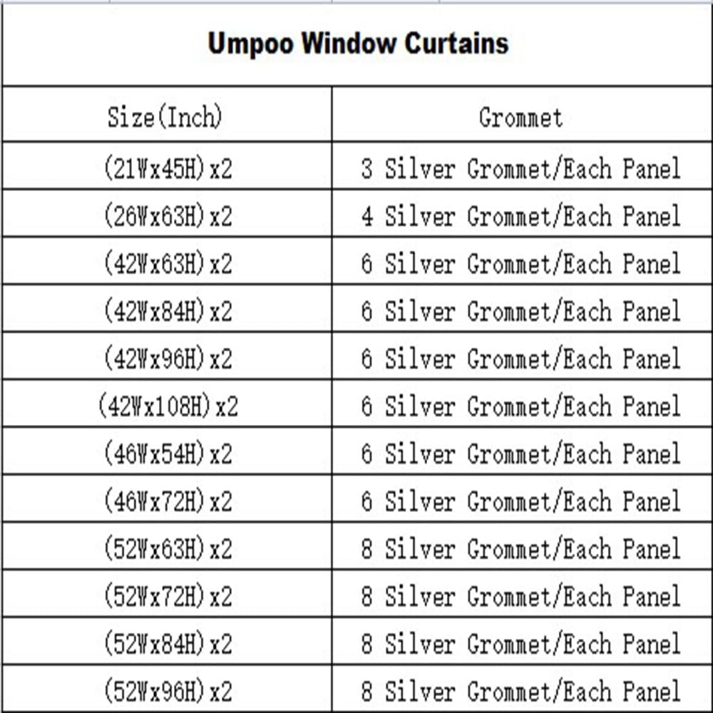 Umpoo Black Damask Floral Blackout Curtain Vintage Classic Flower Pattern
