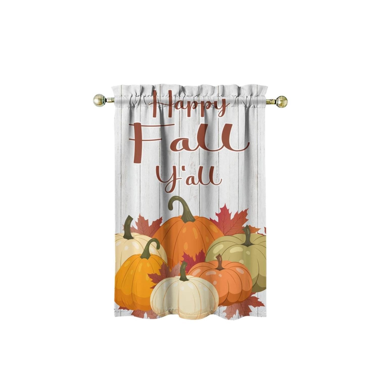 Fall Decorations for Home Autumn Kitchen Curtains, Thanksgiving Kitchen Valan…