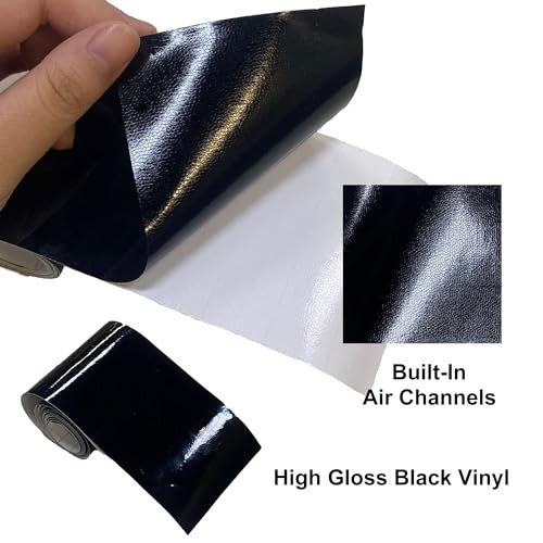 Vinyl Wrap, Cars Vinyl Film Tapes Kit for Blackout 3in x 30ft Gloss Black