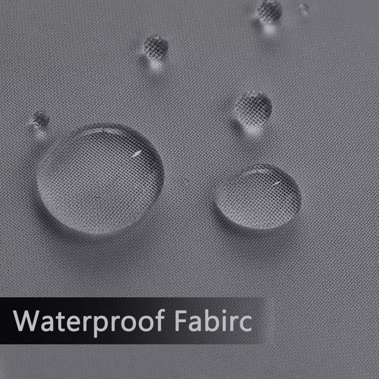 Spacedresser Waterproof Outdoor Sheer Curtains for Patio – 2 Panels Rod Pocket I