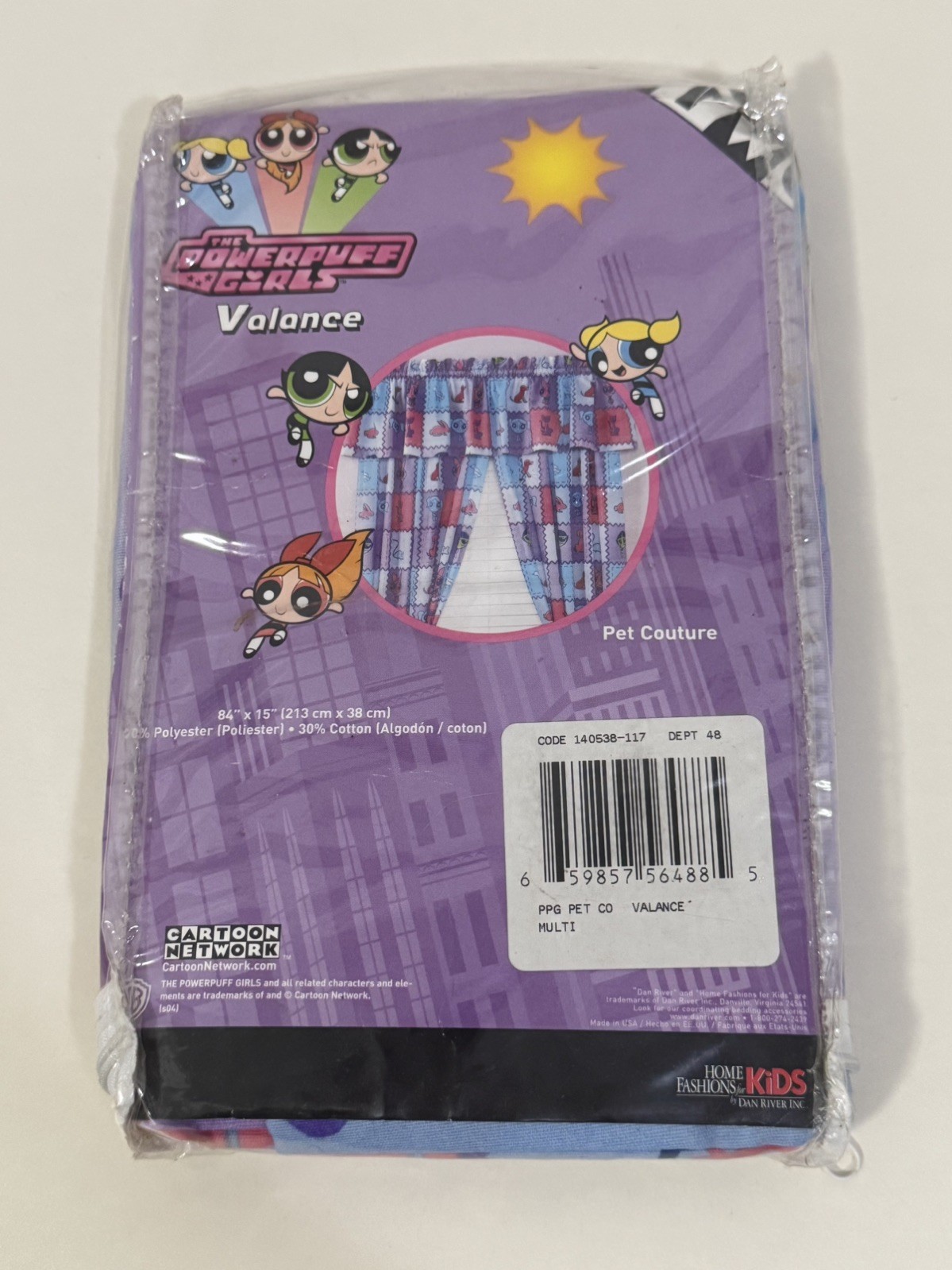 The Powerpuff Girls Decorative Valance Standard Size 84″ x 15″