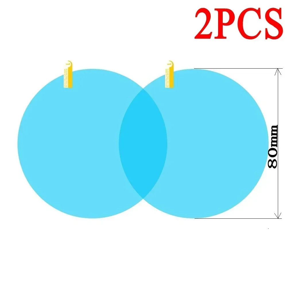 Car Truck Rearview Mirror Rainproof Film Window Glass Anti-Fog Waterproof Sticke
