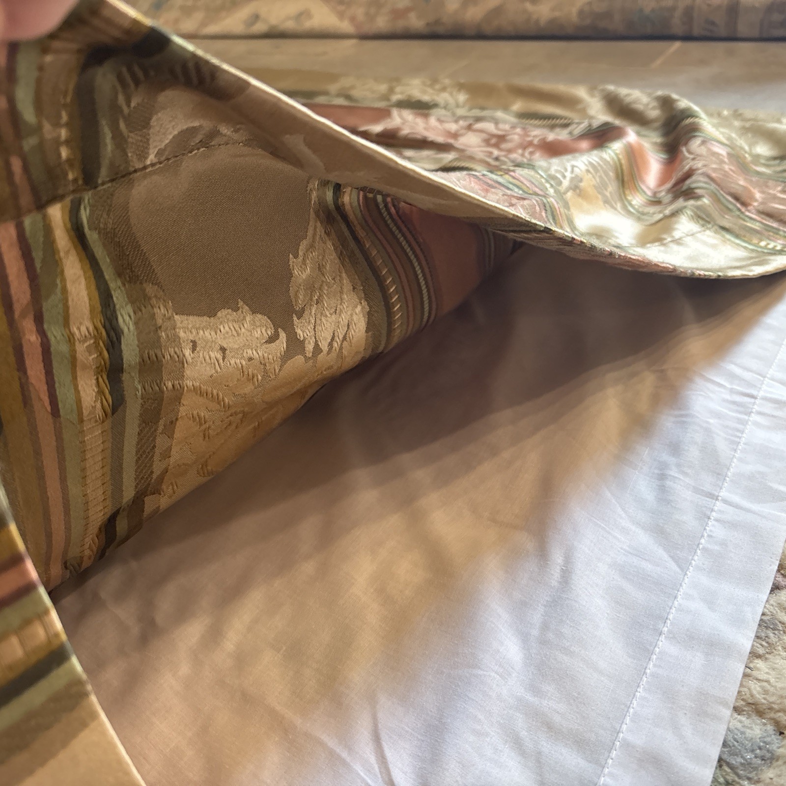 2 Croscill Dover Manor Dunhill Townhouse Curtain Panels lined 84″x48″