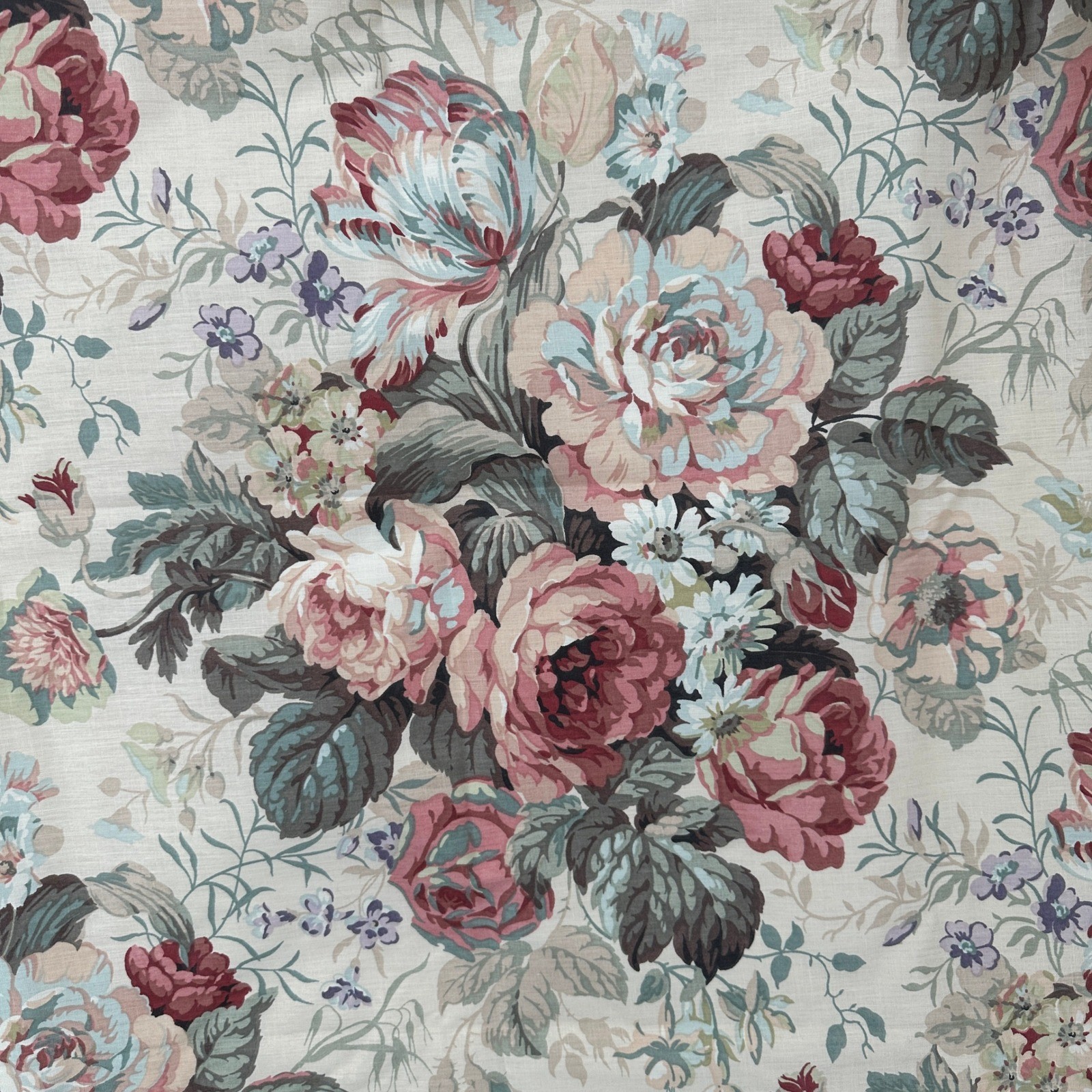 VTG NWT JCPenney Elizabeth Gray Ashford Floral Drapes 80×84 Pink Green