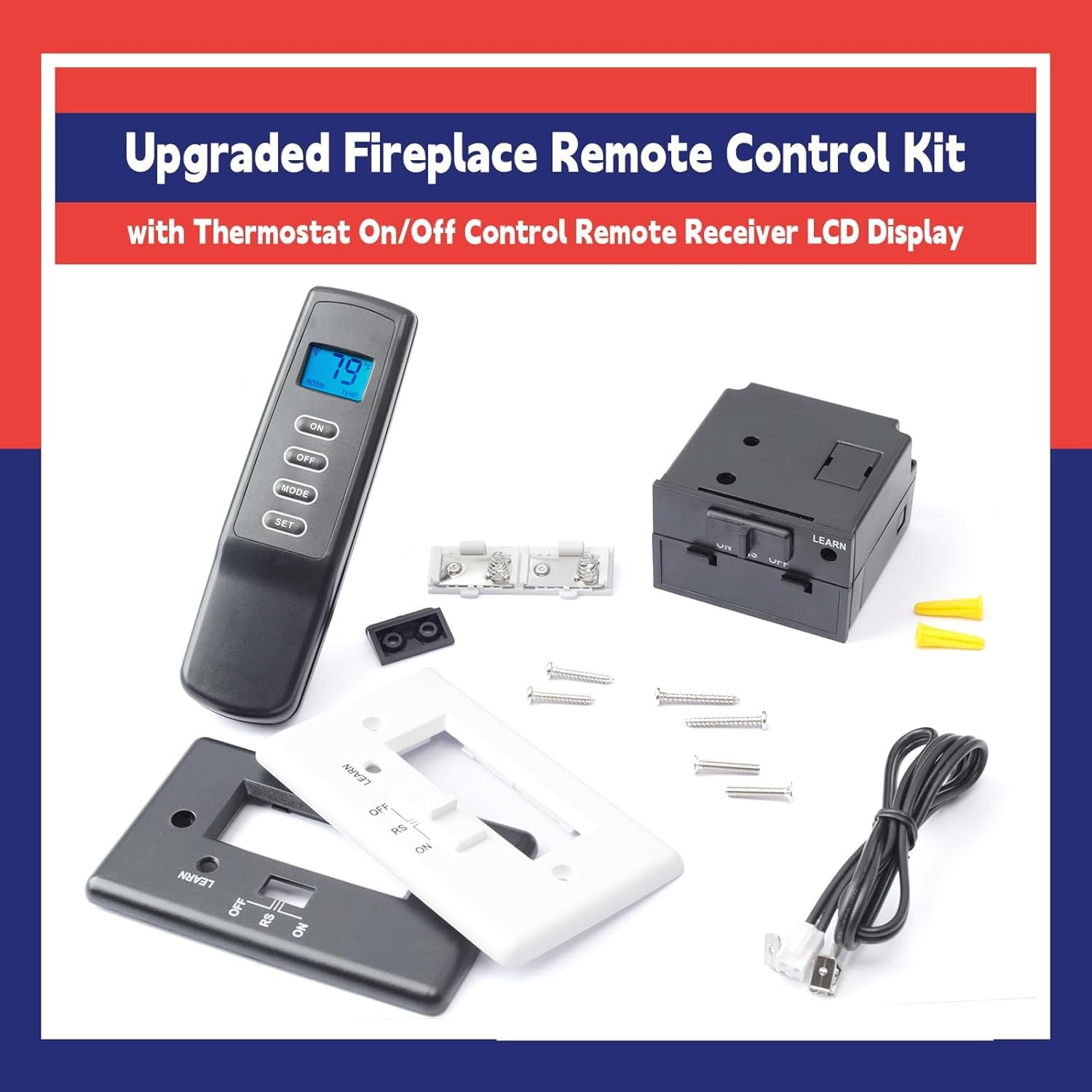 Upgraded Fireplace Remote Control Kit Replacement for Skytech for Majestic fo…