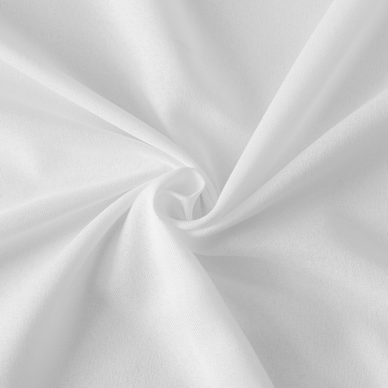 2-Pack Twist Tab Linen Texture Semi-Sheer Tab Top Curtain Panel Pair 40″ x