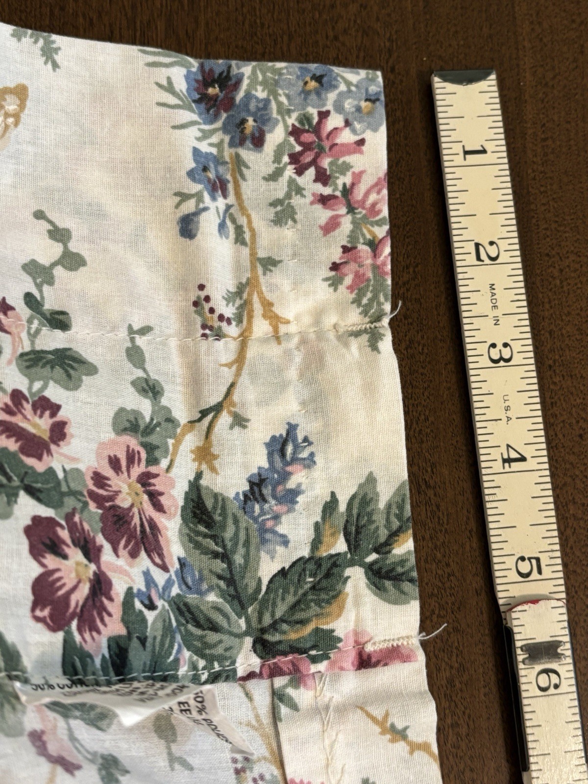 Curtain Balloon Valance Window Rose Pink 2000s Floral Blouson 80″W x 20″L