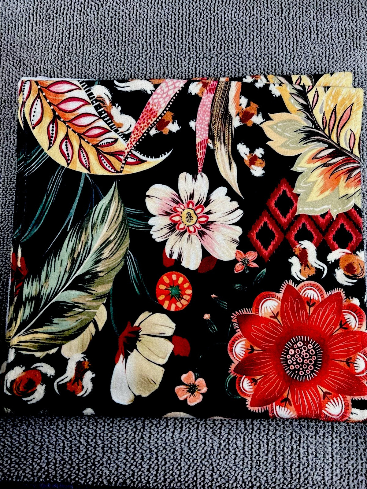 New 2 Panels Flowers Design Multicolor Small Windows Curtains 28.5 X 14”in