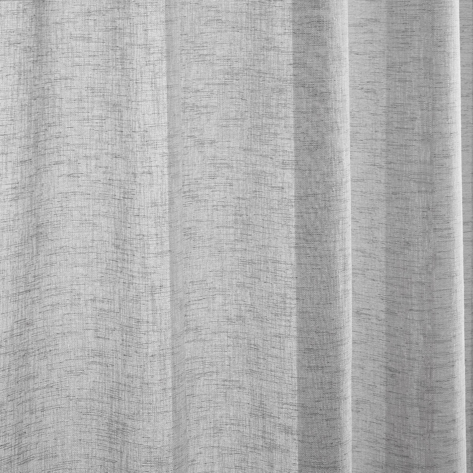 Kayla Voile Panel with Slit, 140 x 137 cm, Grey