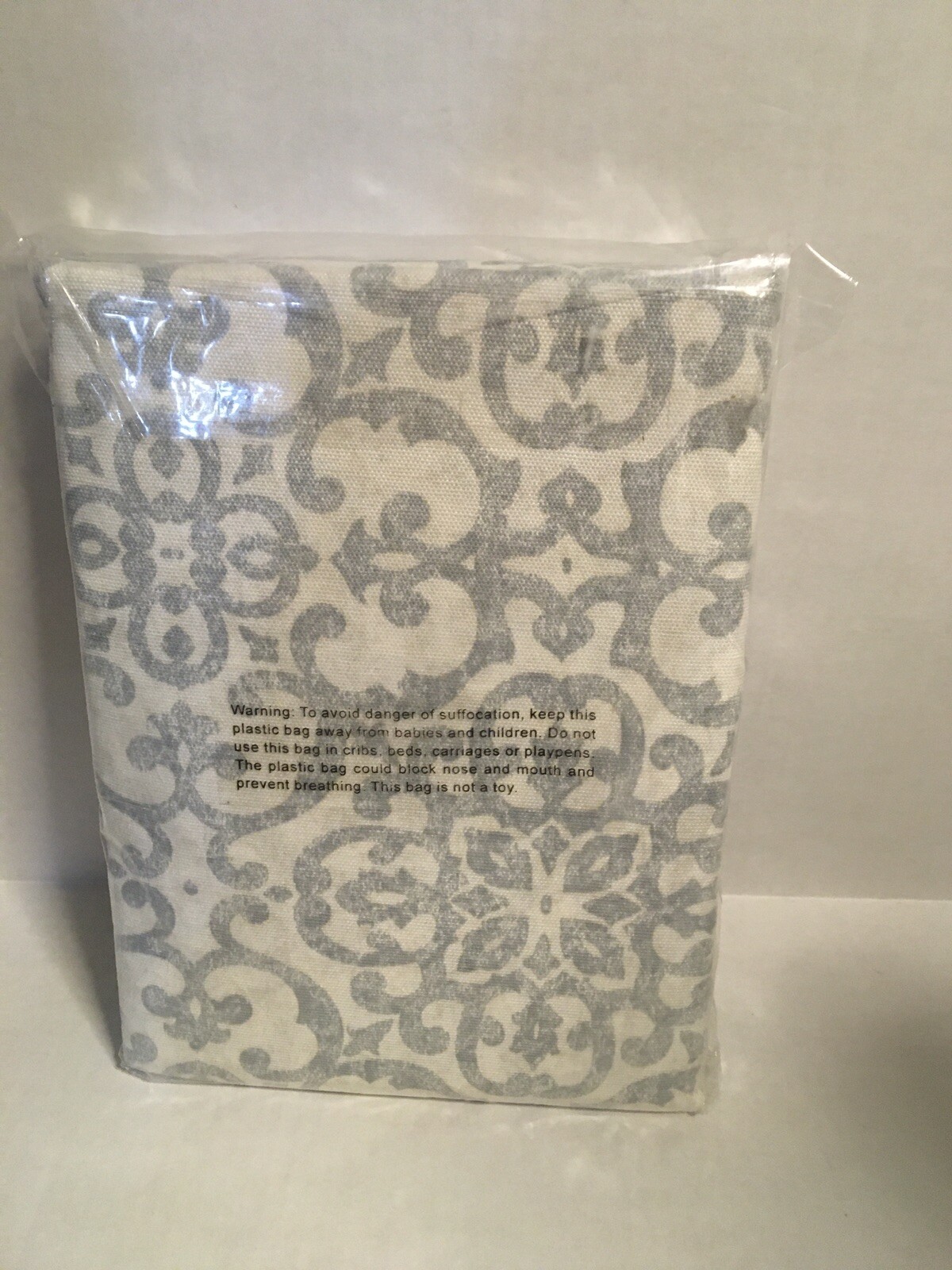 Set of 2 56” X 84” Brockwell Curtain Panels Bluish gray. Machine wash