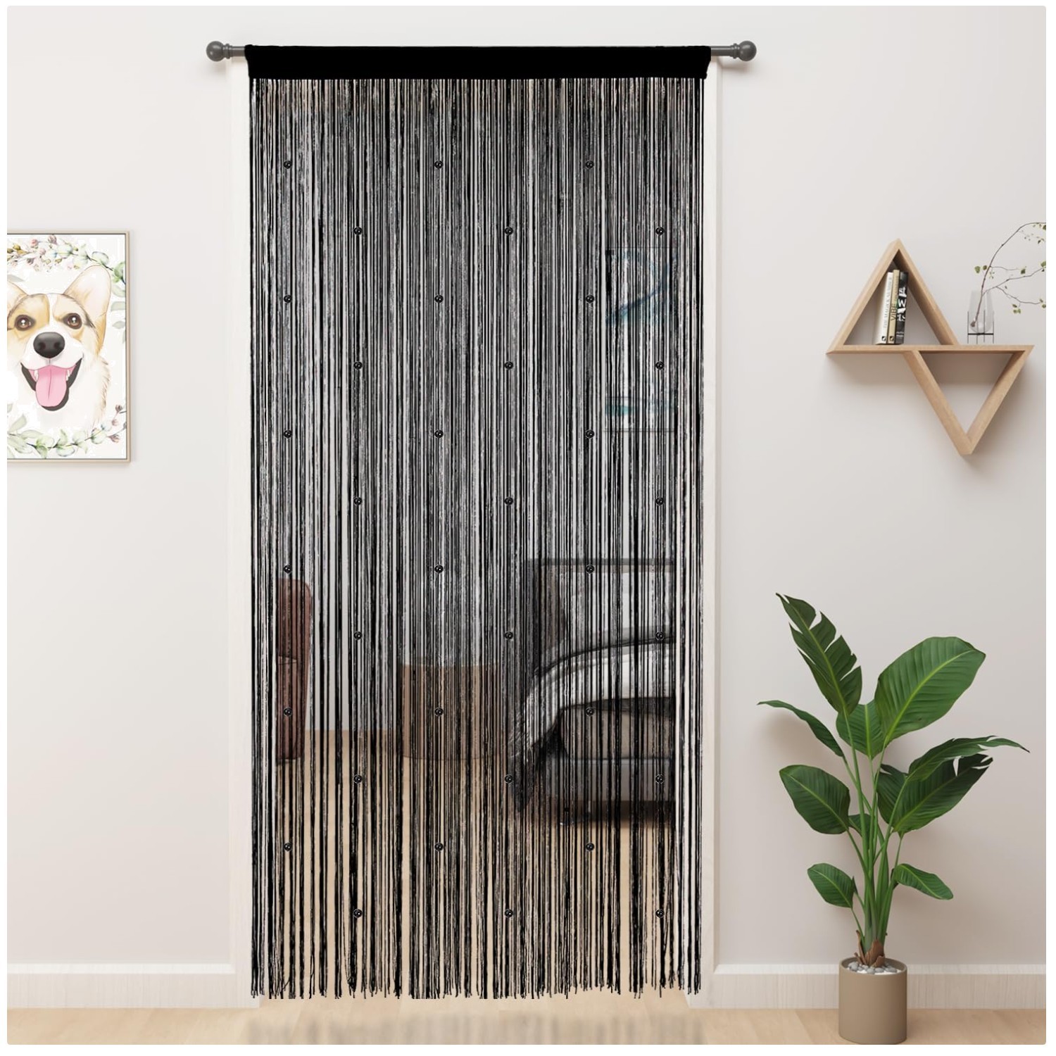 Romantic Crystals Door Beads – Interior Hanging Decoration