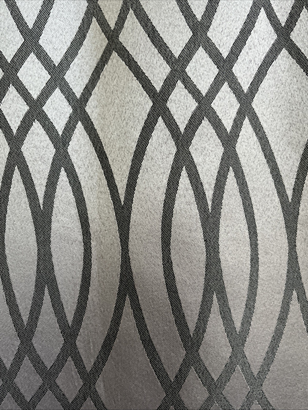 Curtains with Grommets 4 Panels Gray Pattern 26″x84″ Each