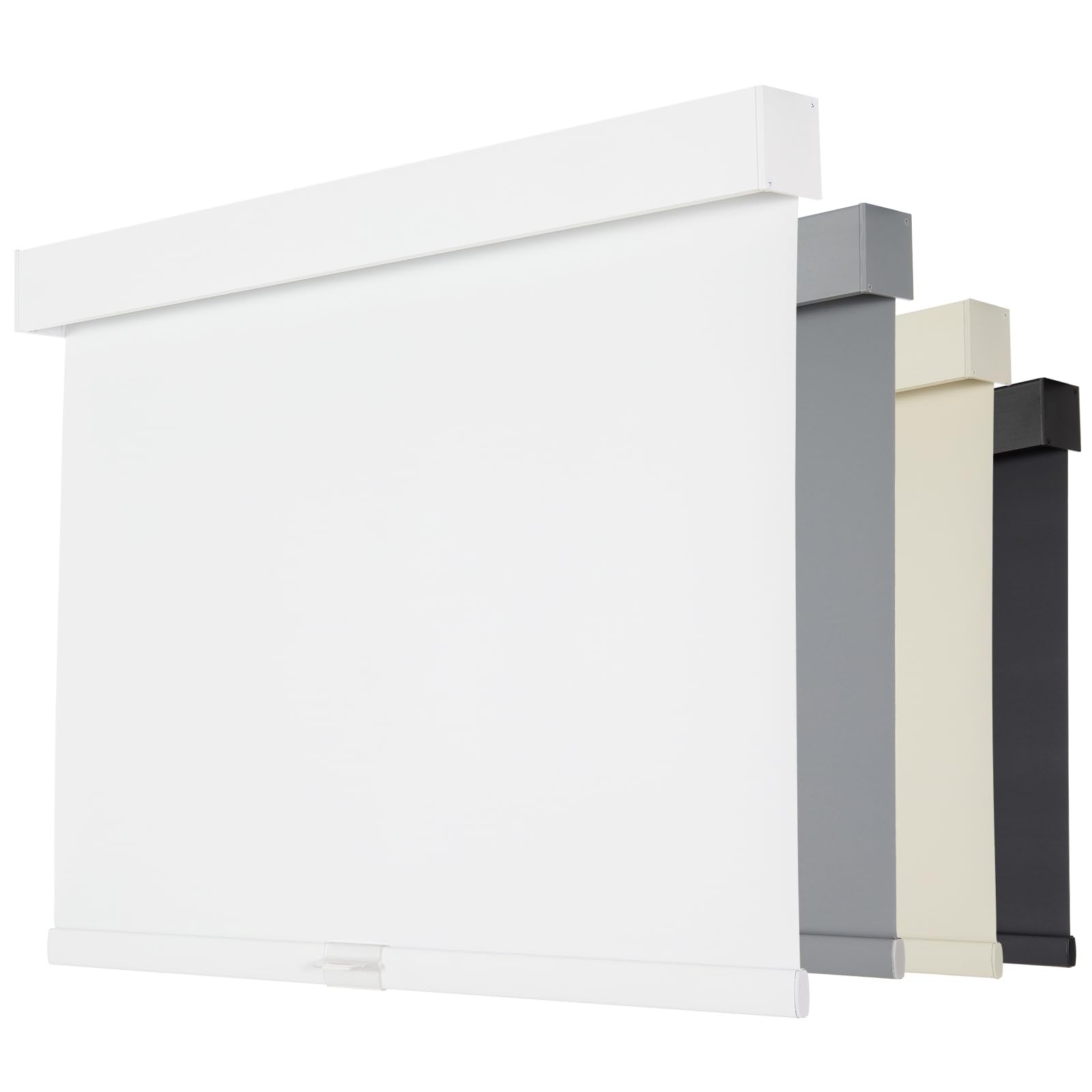 Persilux Cordless Blackout Shades with Valance, Thermal 21″w X 72″h, White