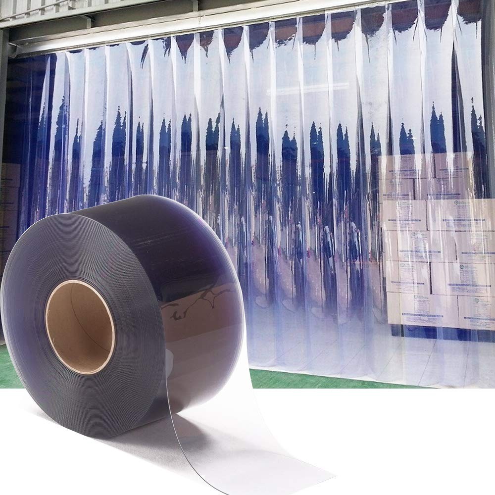 Plastic Vinyl Strip Door Curtain – Clear PVC Curtain Bulk Roll, Commercial Indus