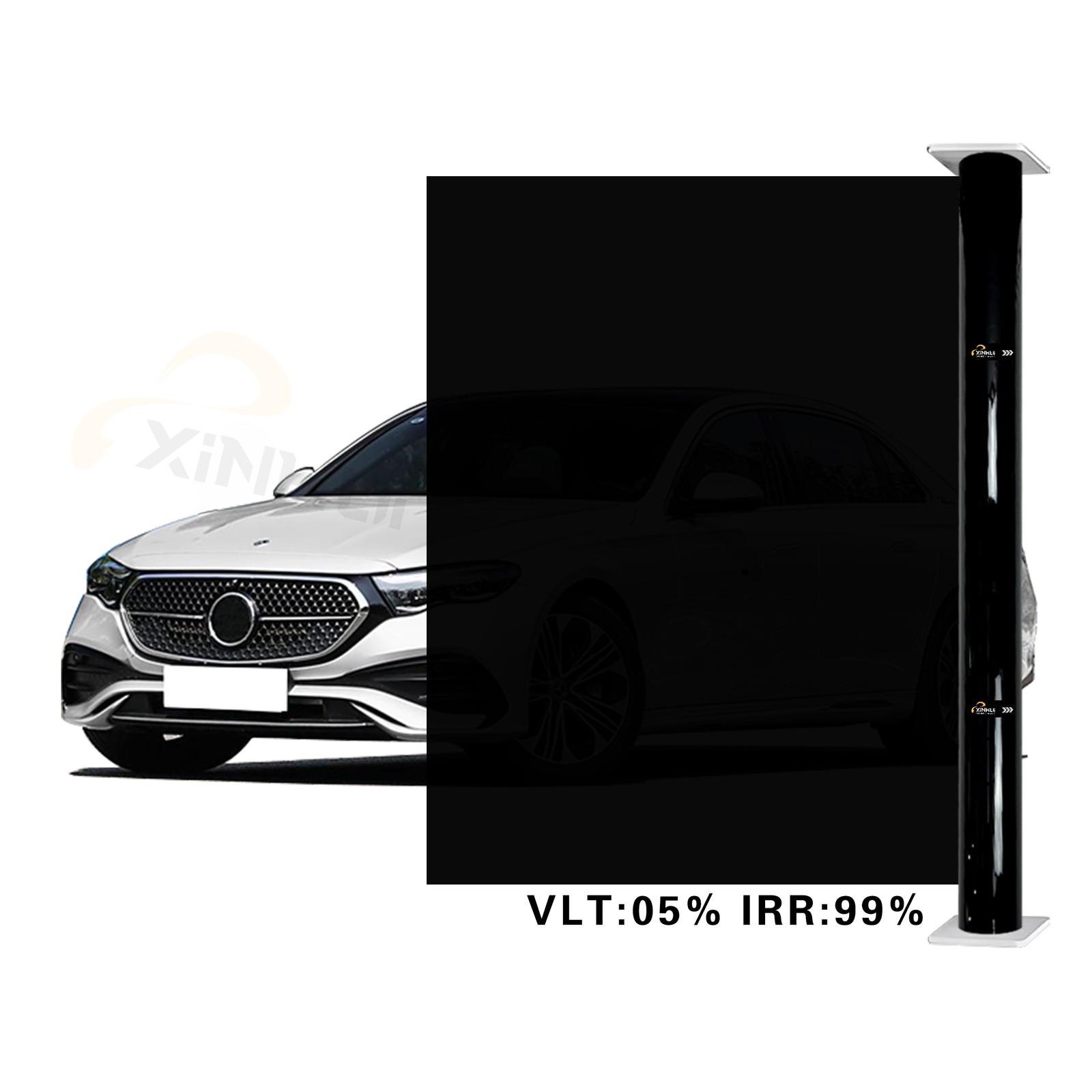 Window Tint PreCut All Sides + Rear Window Film Any Tint Shade % For All Car USA