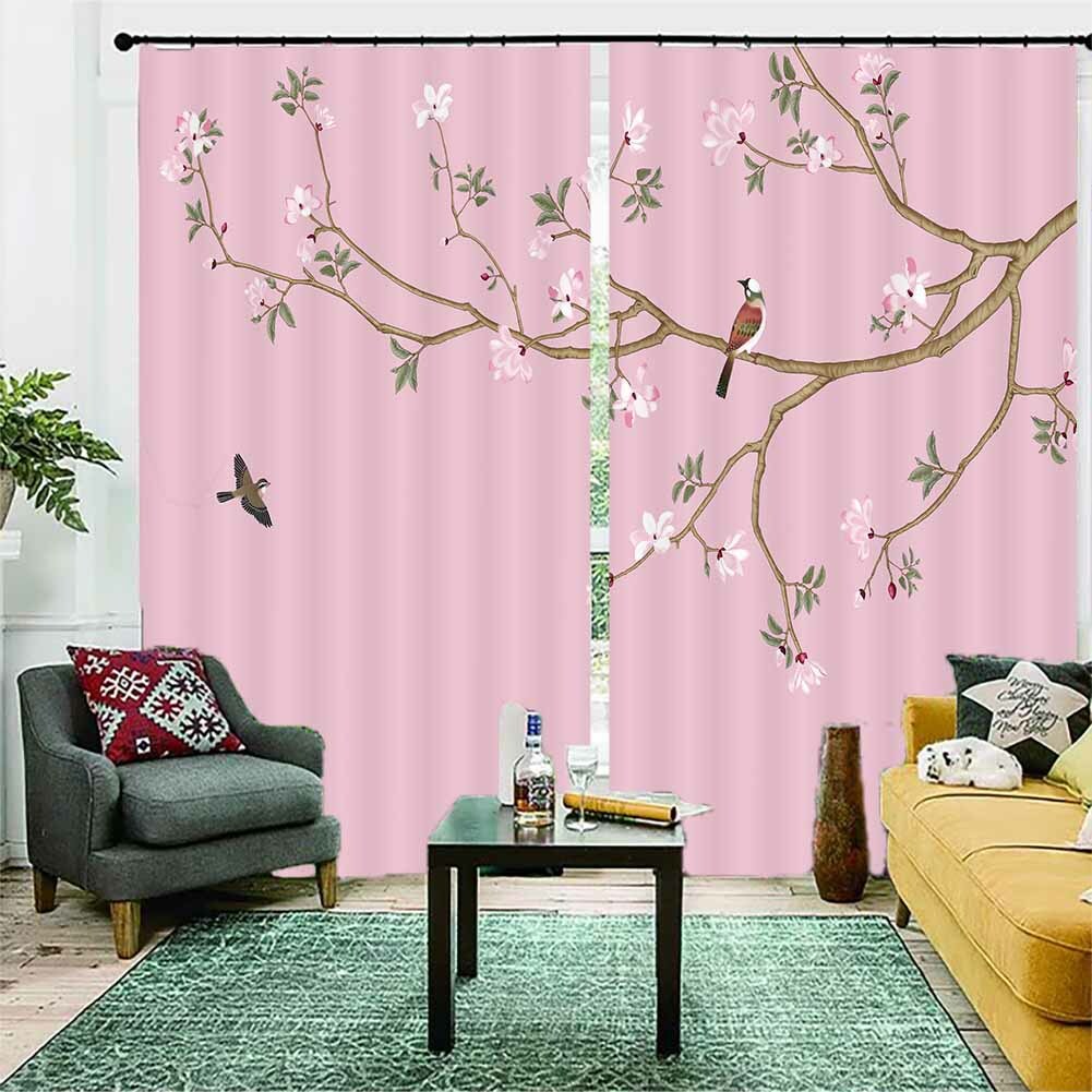 Great Flowers Blossoming 3D Blockout Photo Print Curtain Fabric Curtains Window