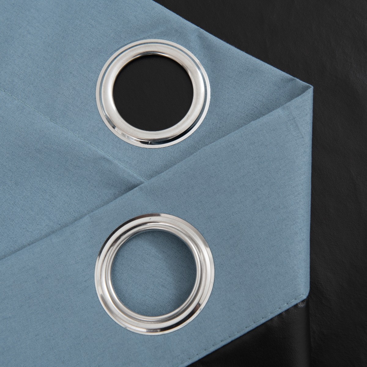 Pair of Blackout Curtains Set Eyelet Ring Top Ready Made Thick Thermal Curtain