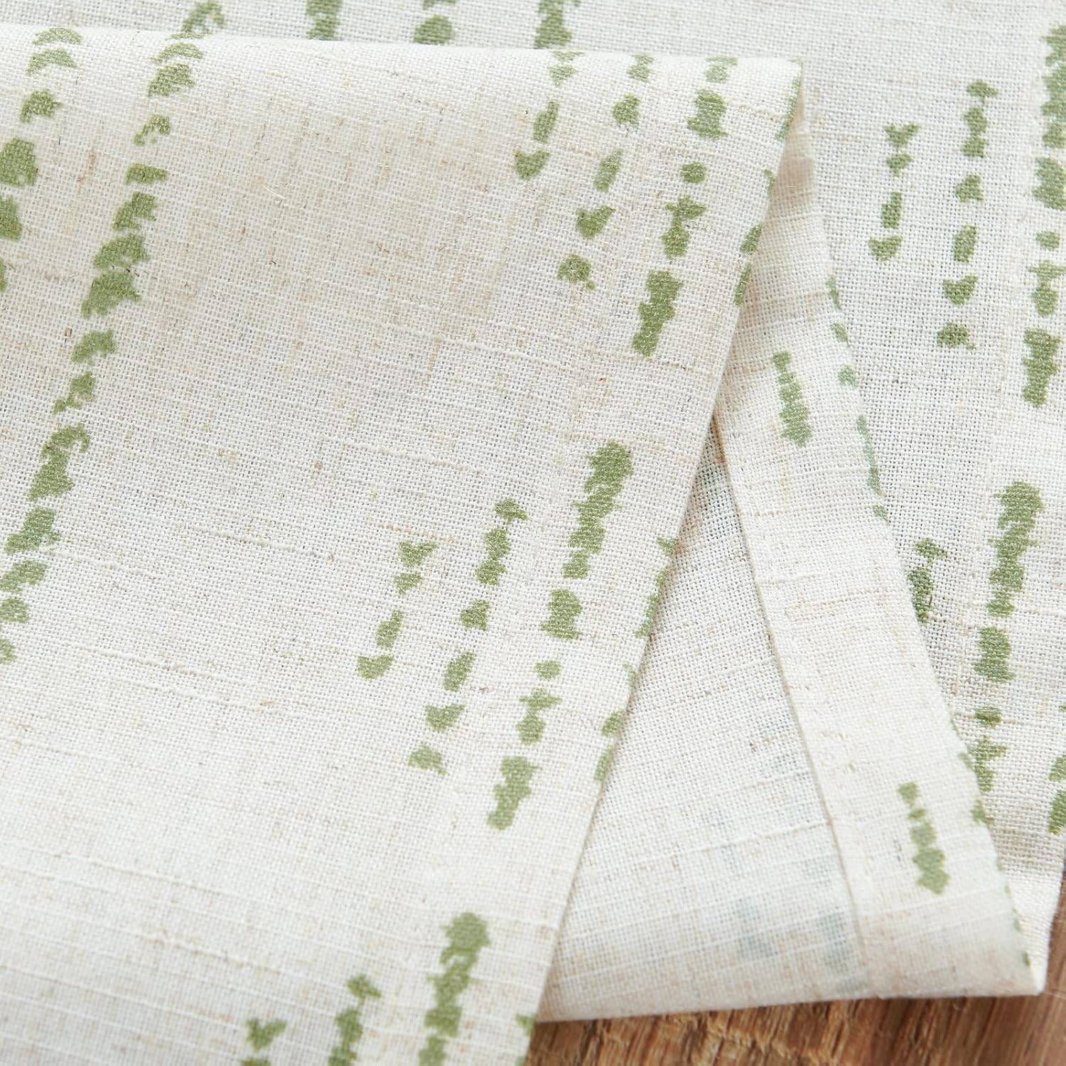 Boho Sage Green Geometric Curtains 84″ for Living Room & Bedroom, 2 Panels