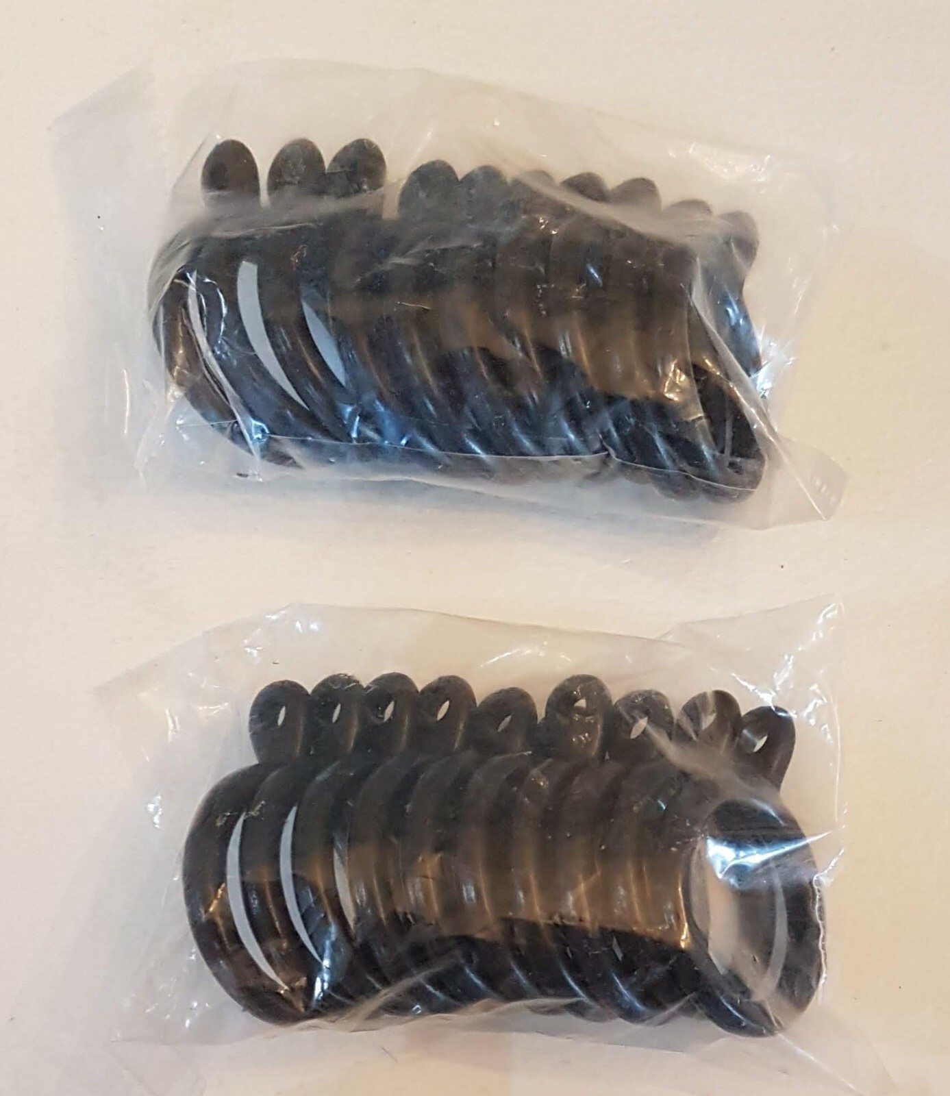 1 3/8 in Drapery Curtain Eyelet Ring LOT 20 Black Plastic for 7/8 in or less Rod